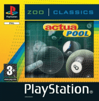 Actua Pool PAL Playstation PAL box art